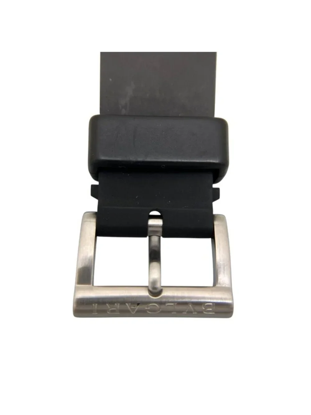 Bvlgari Diagono Watch SS Rubber Automatic Black Dial